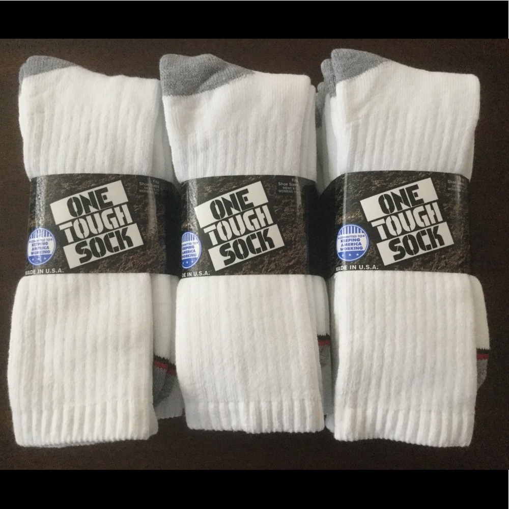 Heavy Duty Work Boot Crew Socks ONE TOUGH SOCK